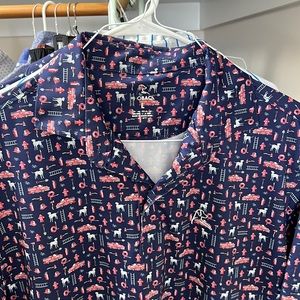 Rhoback The Firefighter polo size Large